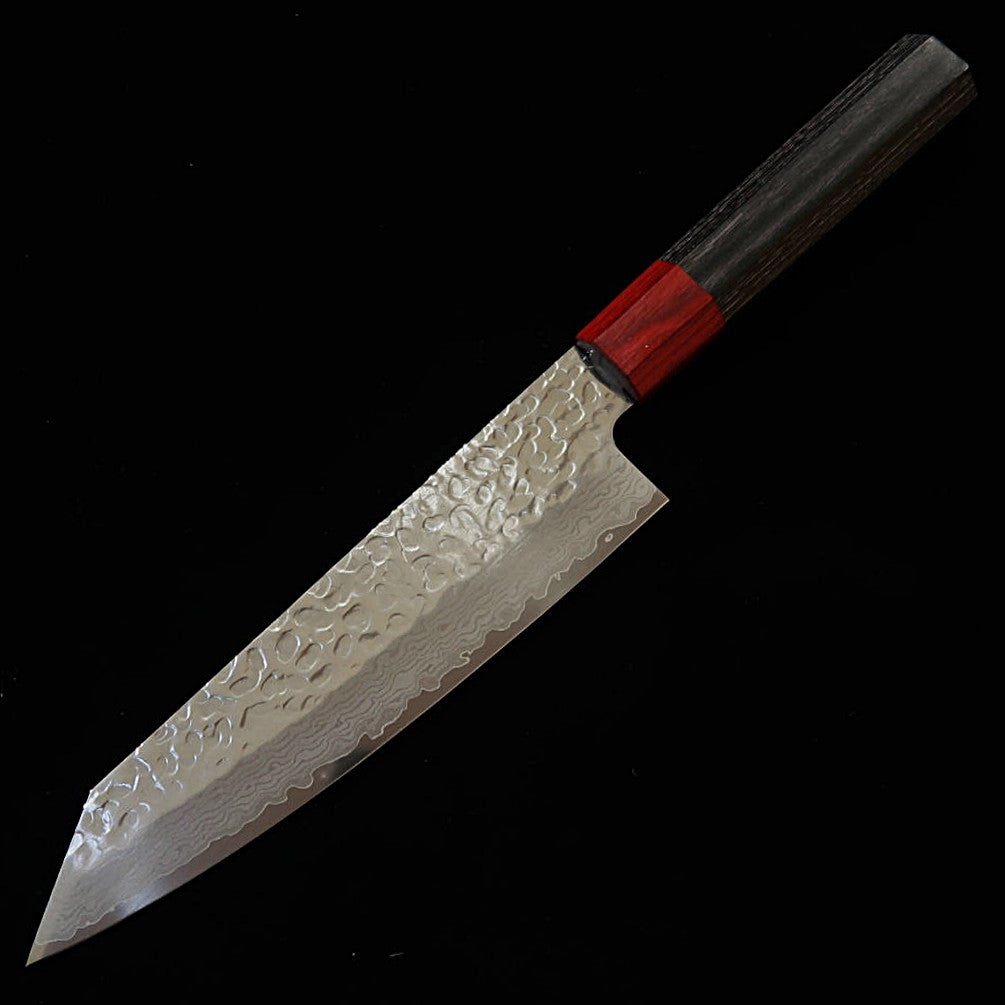 三浦MIURA 文化 VG10 鎚目ダマスカス 八角柄 （180mm）