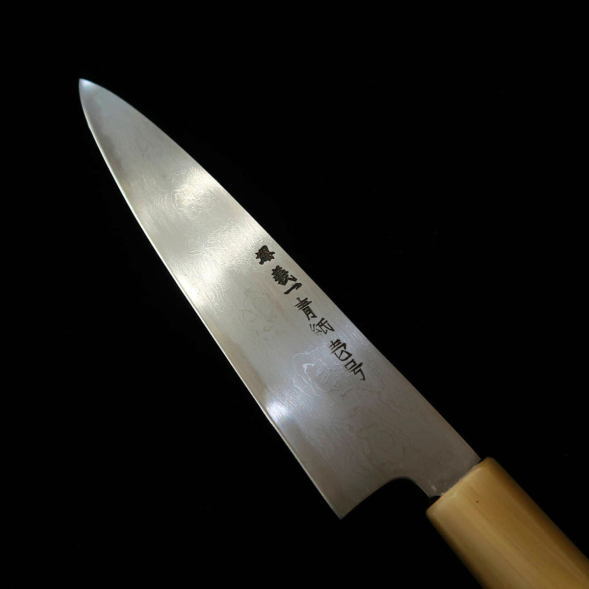 MIURA Itadaki Miura Itadaki Tanaka Giichi petty Aogami No.1 damasco mango octogonal de magnolia (150 mm)