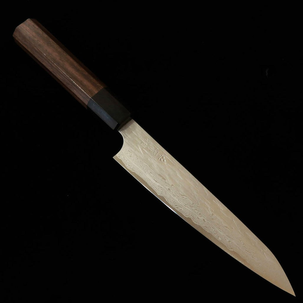 NIGARA NITOU Nigara VG XEOS Damasco martilleado, Petty, mango de palisandro (150 mm)