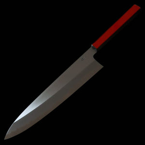 景清 KAGEKIYO 白紙一号 漆赤呂 和牛刀 (210/240mm)