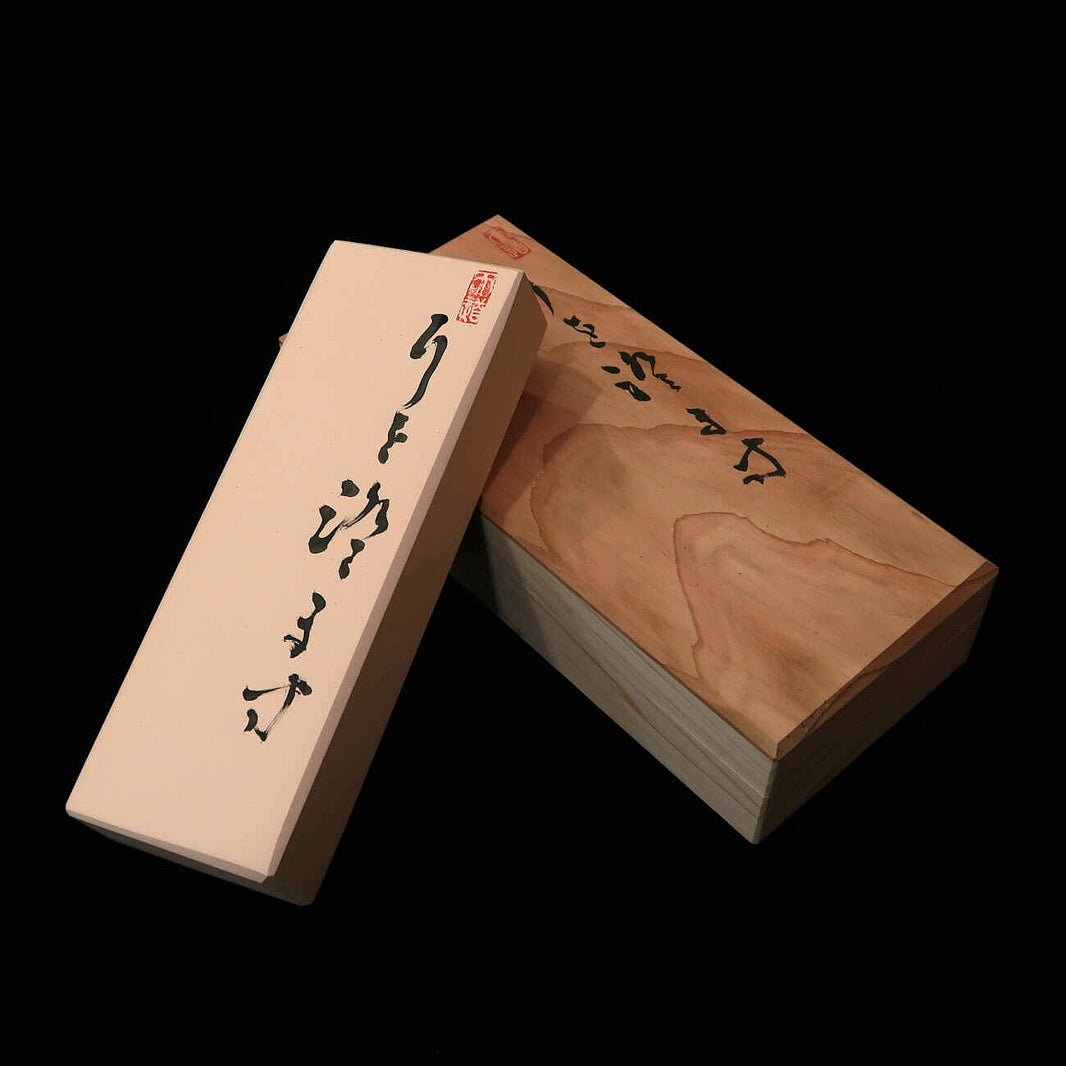 耳を澄ます 伊豫銘砥 半天然砥石　68×187×32mm