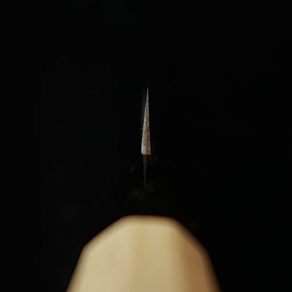 三浦頂 MIURA Itadaki 骨スキ 角 白紙二号 朴八角柄（150mm）