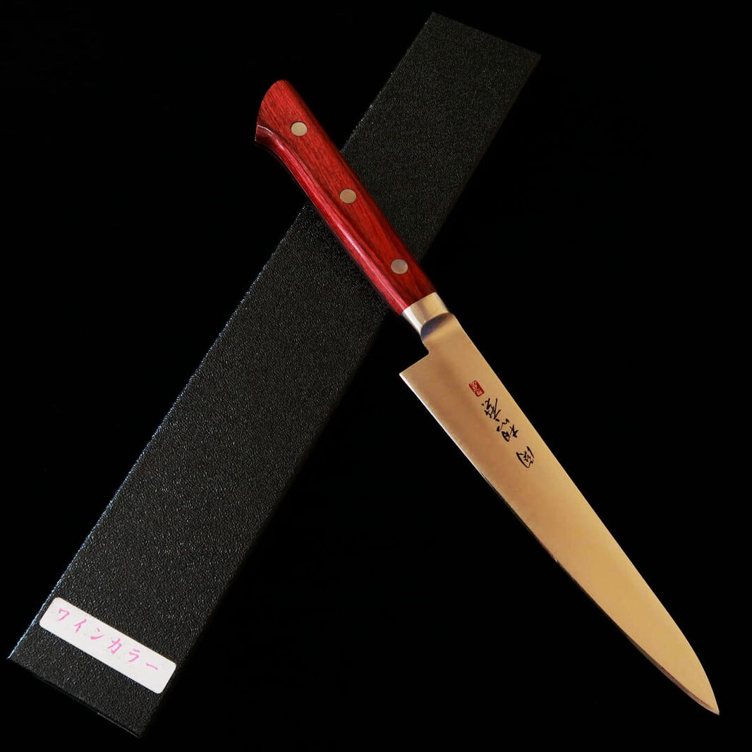 Petty SEKI SOUMA molibdeno, mango de madera contrachapada roja (150mm)