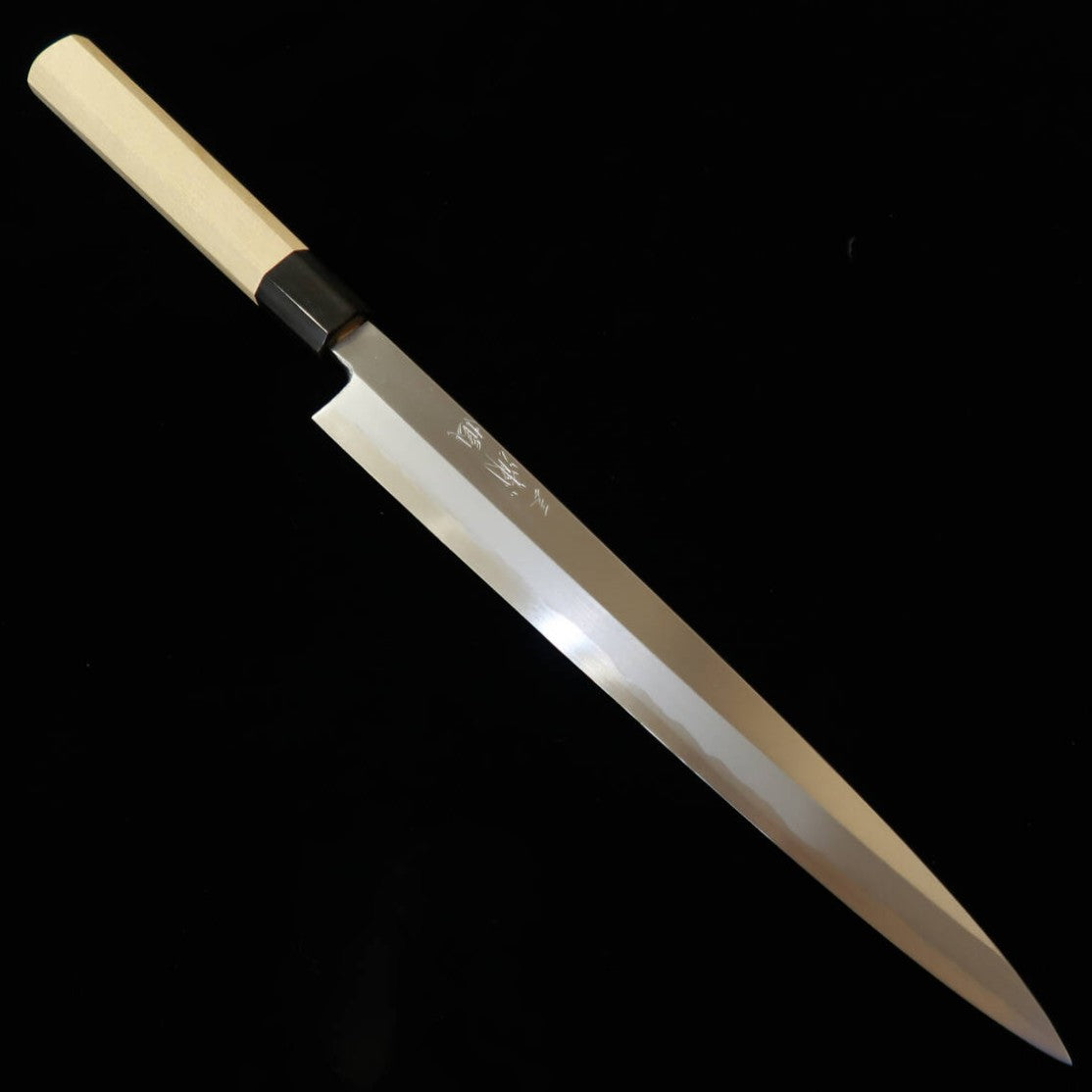 三浦頂MIURA Itadaki 田中義一 柳刃 青紙一号 朴八角柄（300mm）