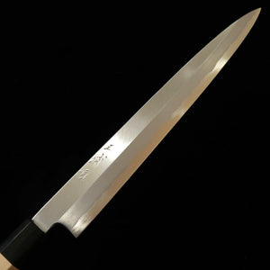 MIURA Itadaki 三浦頂, obra de Yoshikazu Tanaka, yanagiba, acero Aogami #1, mango octogonal de ho (300 mm)