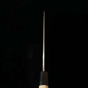 MIURA Itadaki 三浦頂, obra de Yoshikazu Tanaka, yanagiba, acero Aogami #1, mango octogonal de ho (300 mm)