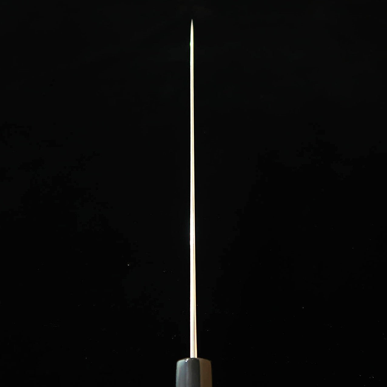 SAKAI KIKUMORI Kikuzuki Gyuto, Blue Steel No. 1, Uzu finish with an Octagonal Paulownia Handle (240mm)