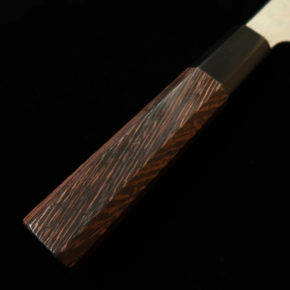 二唐刃物鍛造所 NIGARA VG10 槌目ダマスカス 文化 ウェンジ柄 (180mm)