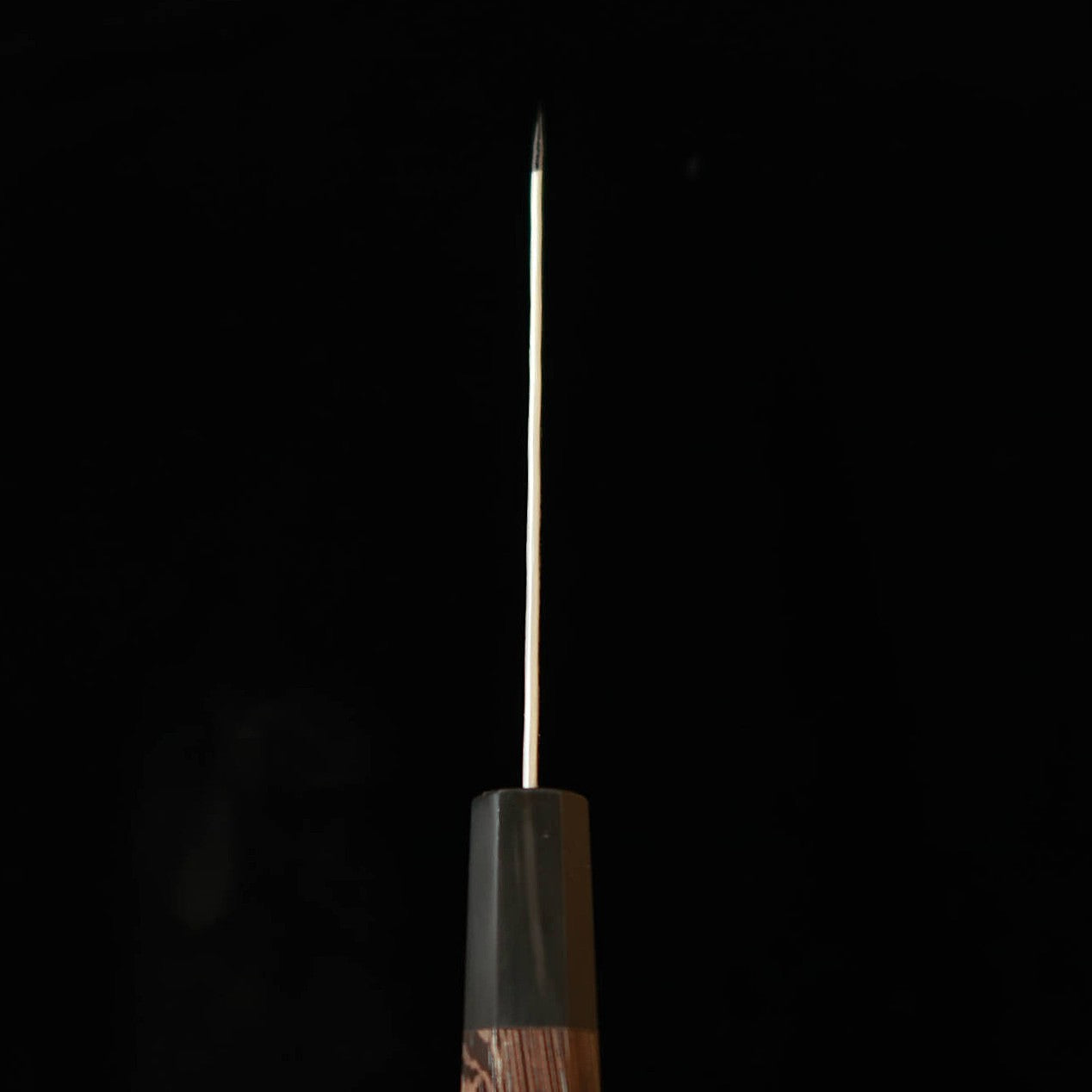 二唐刃物鍛造所 NIGARA VG10 槌目ダマスカス 文化 ウェンジ柄 (180mm)
