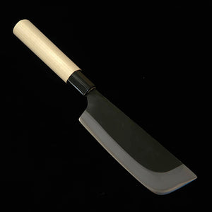 MIURA Miura, couteau de récolte, acier Aogami n°2, finition noire, manche en magnolia (135 mm)