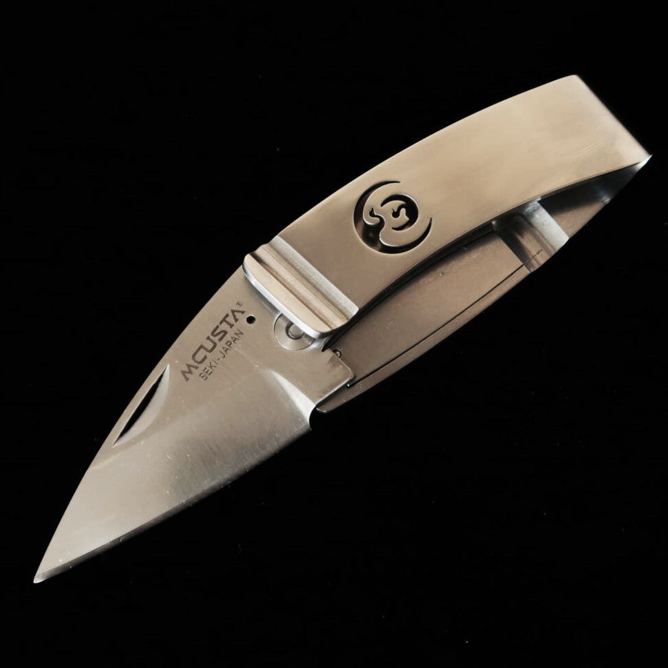 Mcusta clipe de bolso “Kamom” Grou MC-0083 canivete money clip (50 mm)