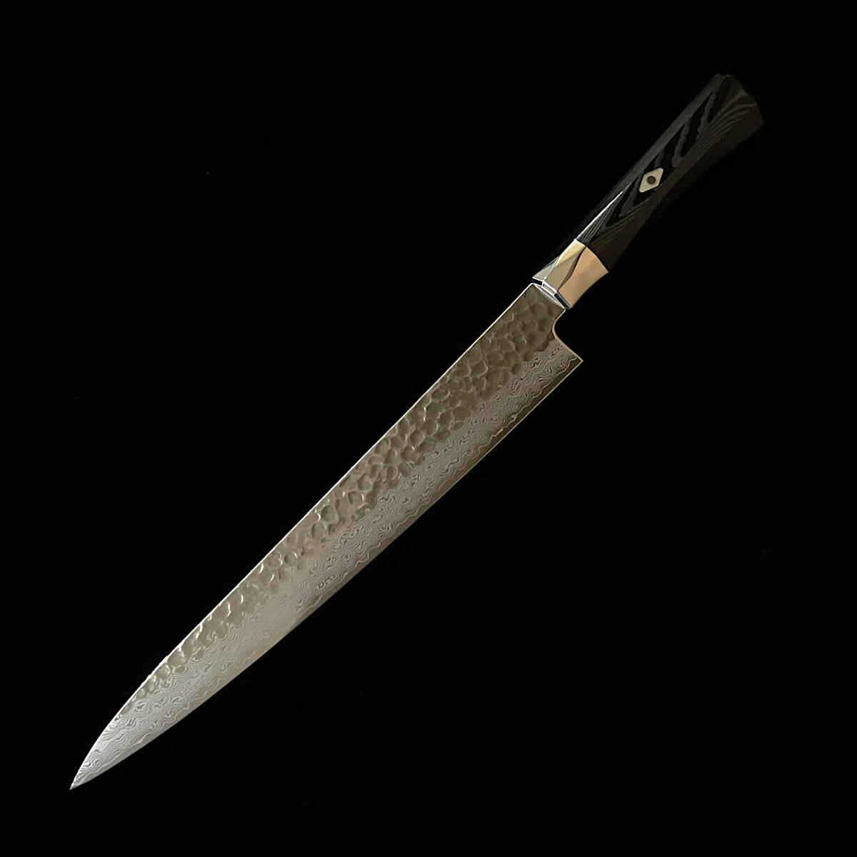 [Novo padrão] Zanmai MCUSTA ZANMAI Supreme 3 Tsuchime Sujihiki Preto (240/270 mm)