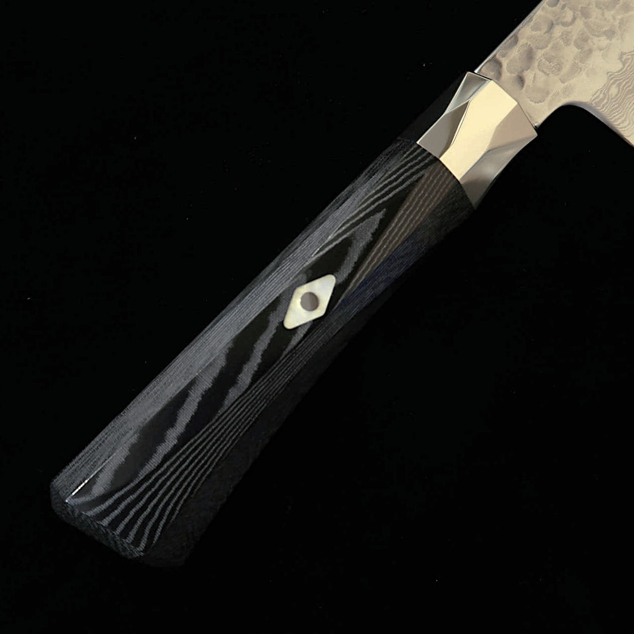 【新定番】三昧MCUSTA ZANMAI シュプリーム3 鎚目 筋引  黒（240/270mm）