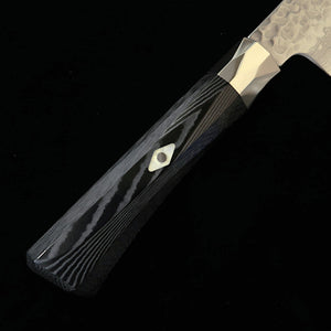 [Novo padrão] Zanmai MCUSTA ZANMAI Supreme 3 Tsuchime Sujihiki Preto (240/270 mm)