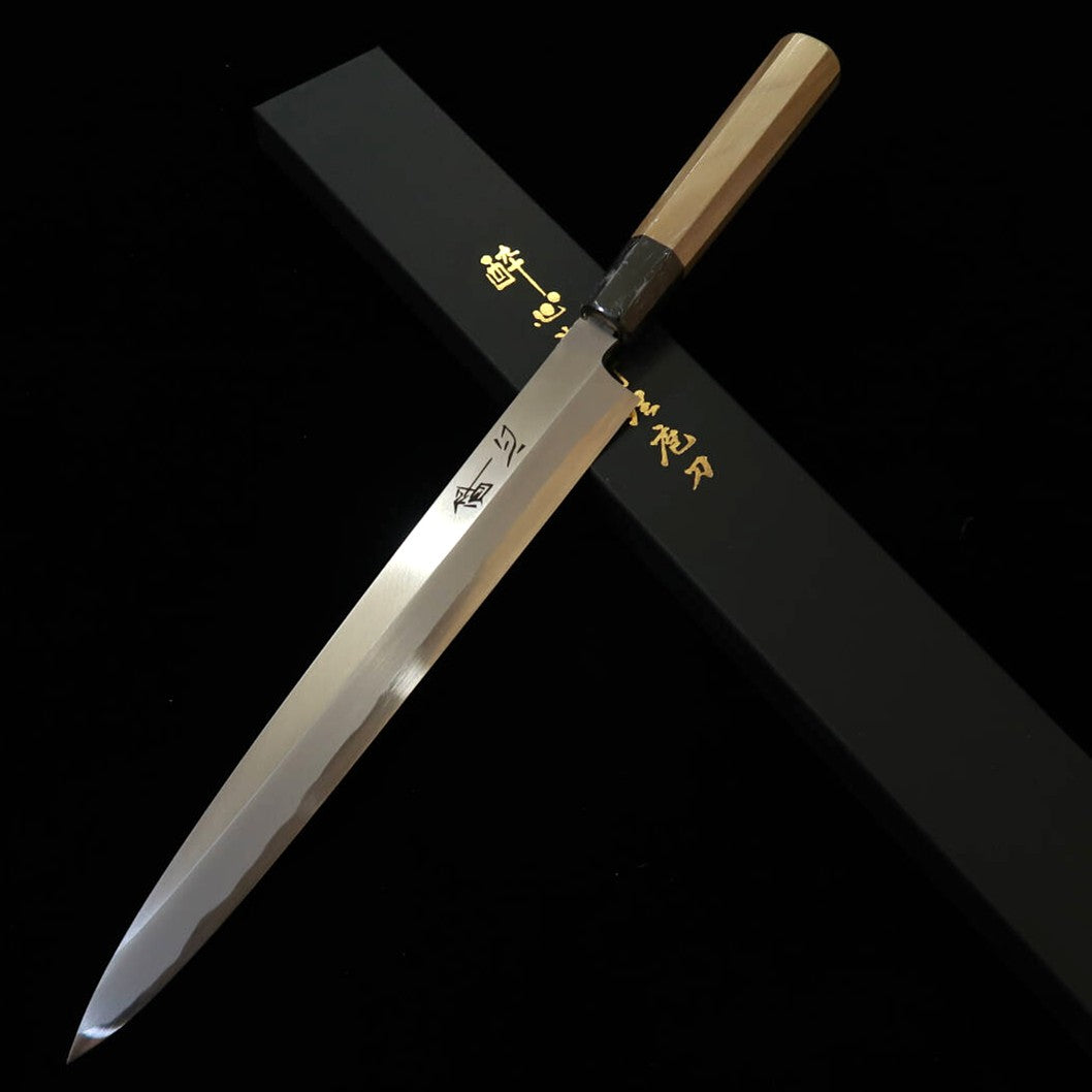 酔心 SUISIN 柳刃 安来鋼 朴八角柄 左利き用(240-300mm)