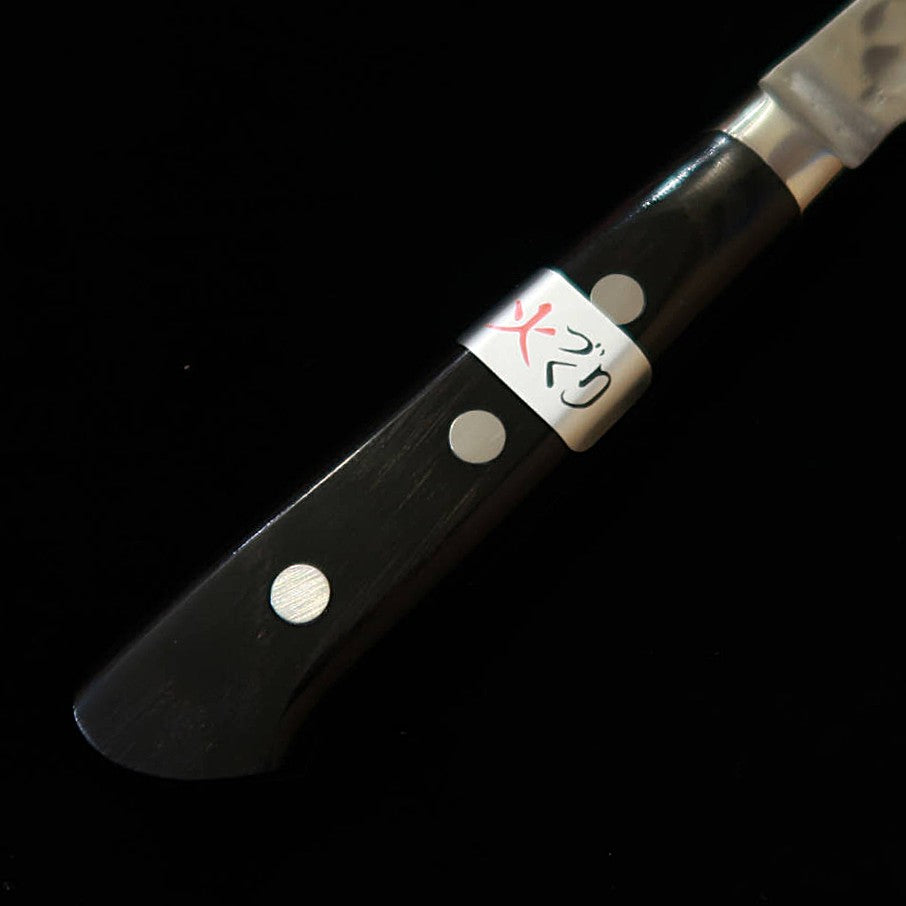 Teruyasu Fujiwara TERUYASU FUJIWARA santoku Maboroshi no Meitō, Shirogami nº1, martillado (165/180 mm)