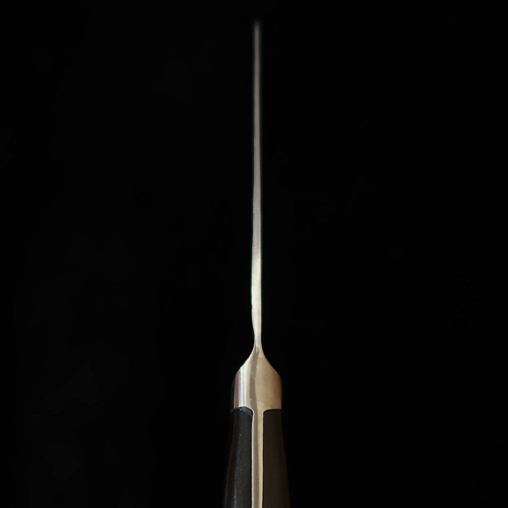 Teruyasu Fujiwara TERUYASU FUJIWARA santoku Maboroshi no Meitō, Shirogami nº1, martillado (165/180 mm)