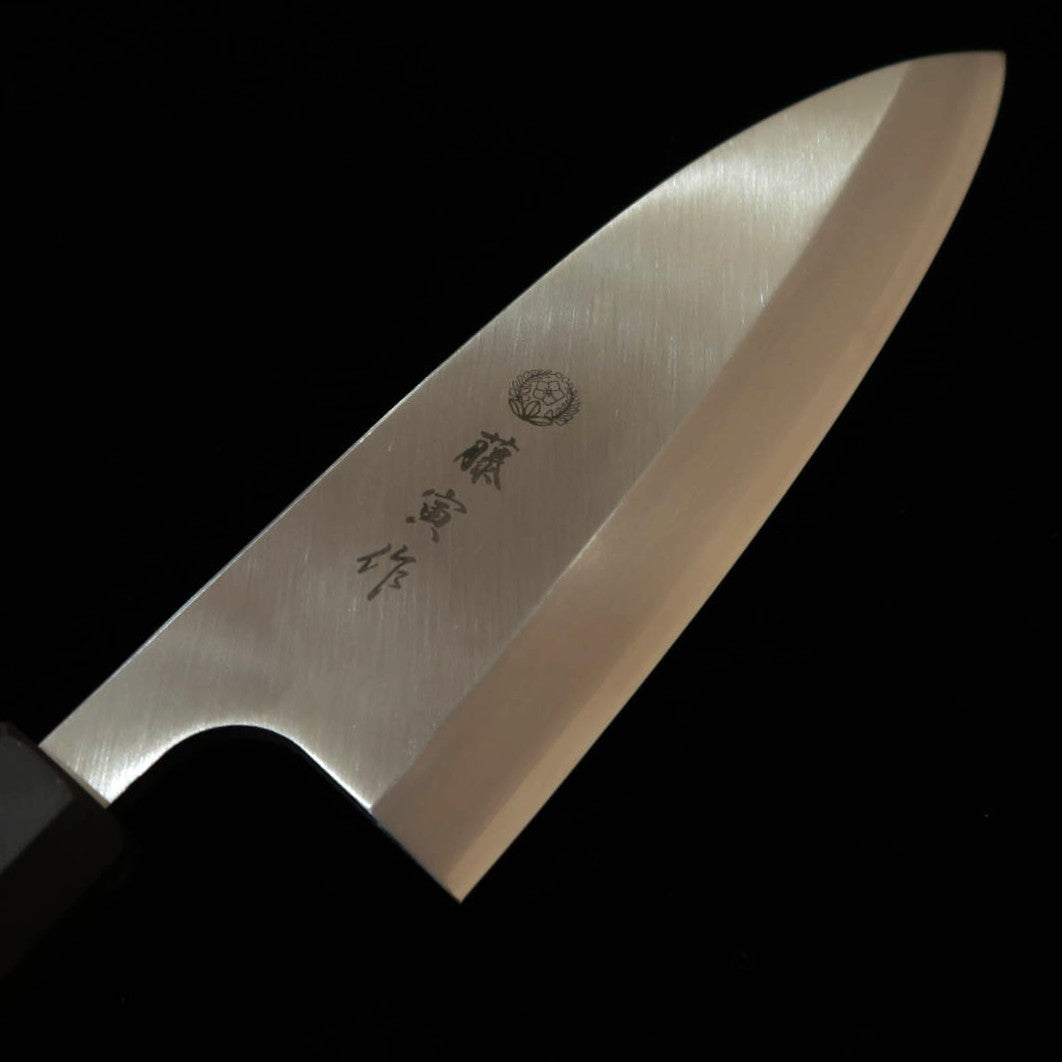 藤寅 FUJITORA 出刃 MV二層鋼 エラストマー柄 （150/165mm）