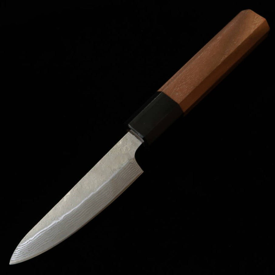 Miura MIURA Petty 440C Damasco de níquel 33 capas, acabado martillado, mango de nogal (80 mm)