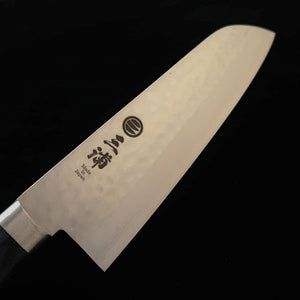 MIURA Kokuryu Santoku VG10 cabo ocidental azul-marinho (165 mm)