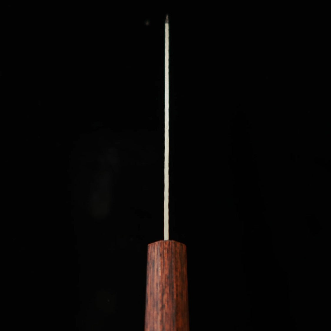三浦 MIURA 切付ペティ AUS8 鎚目 茶黒縞柄 (150mm)