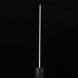 MIURA Ginsan Silver no. 3 Series Nashiji Santoku, Ebony Octagonal Handle (165mm)