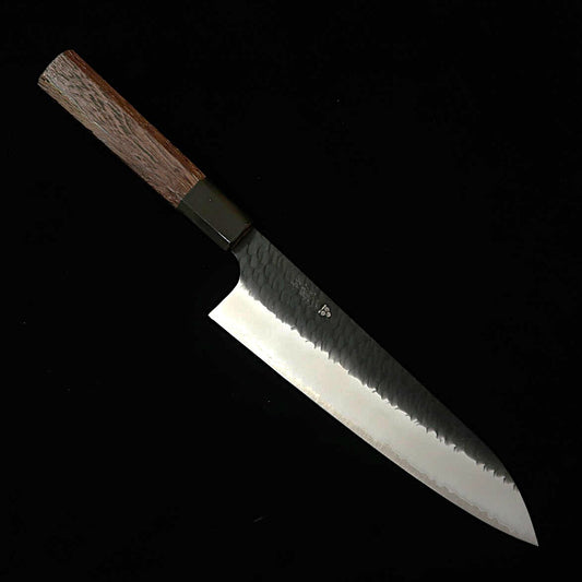 NIGARA Hamono SG2 Hammered Damascus Gyuto with Wenge Octagonal Handle (210mm)
