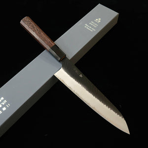 NIGARA Hamono SG2 Hammered Damascus Gyuto with Wenge Octagonal Handle (210mm)