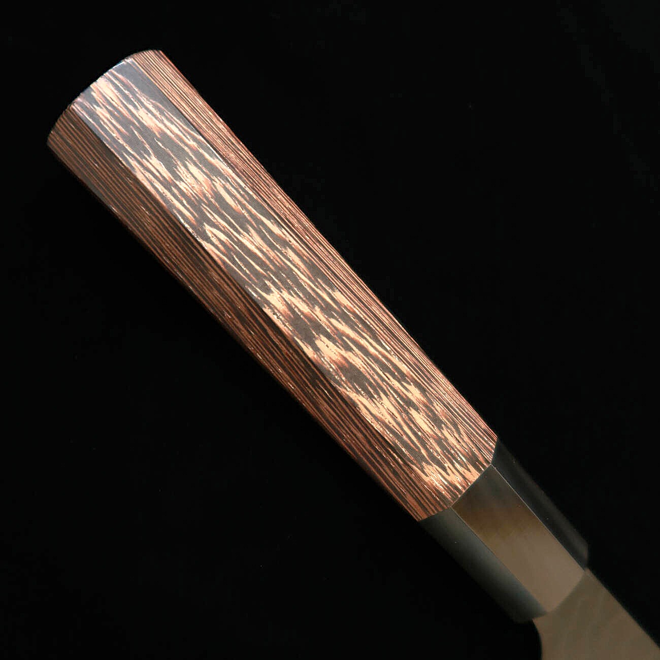 Nigara Hamono Kiritsuke Gyuto SG2 Tsuchime Kurouchi – Manche Octogonal en Wengé (240 mm)