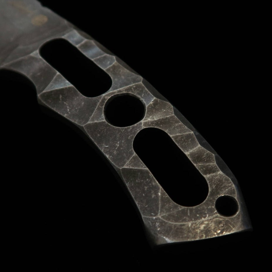 Asurah Knives Tough Bushcraft Knife DC53 Sandblasted Finish (100mm)