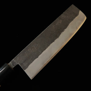 MIURA nakiri, aço Aogami nº 2, kuro-uchi, cabo em magnólia com reforço em plástico (165 mm)