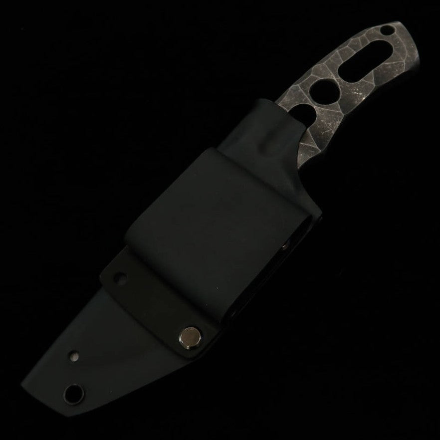Asurah Knives Tough Bushcraft Knife DC53 Sandblasted Finish (100mm)