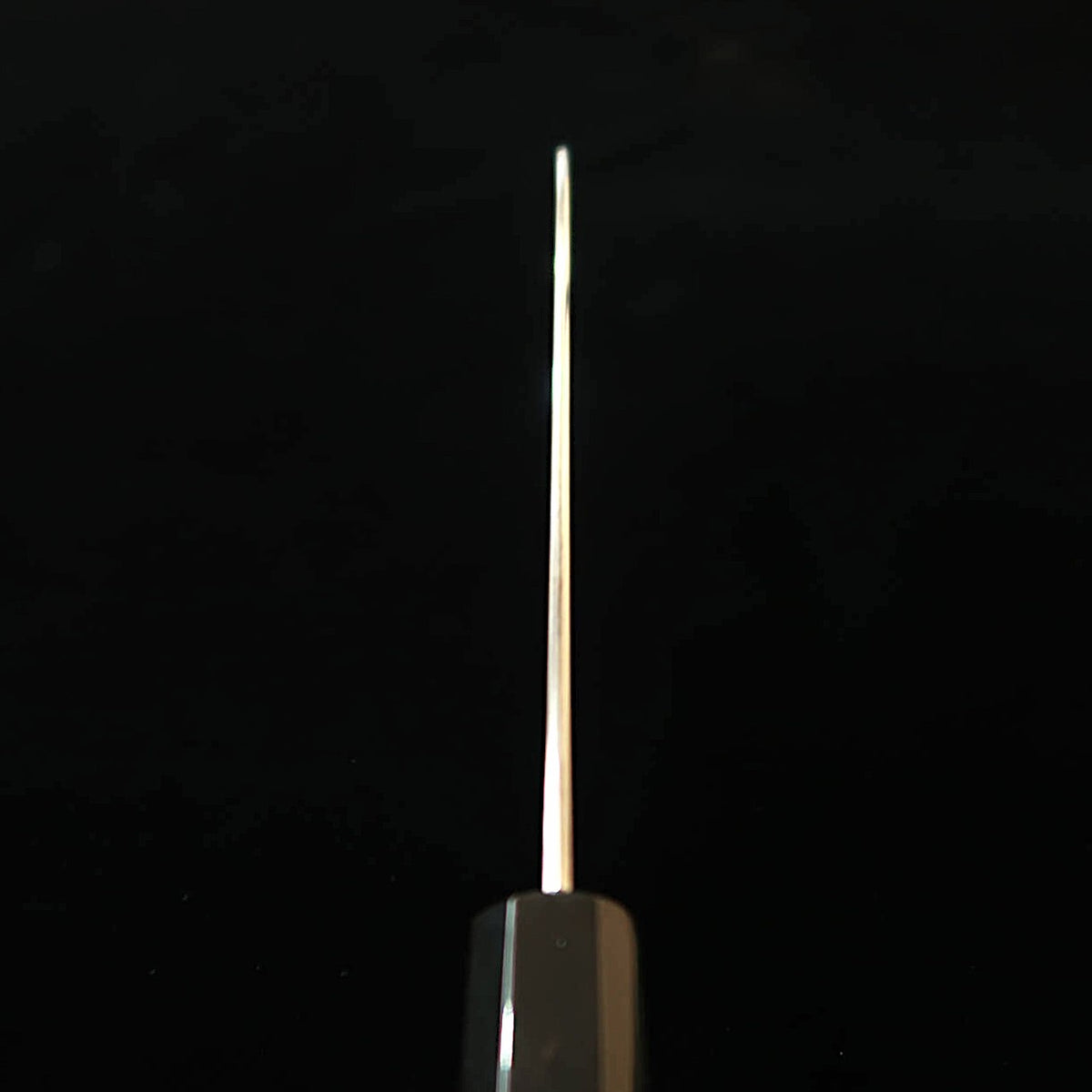HADO Santoku, Pure White Steel no.1, Stainless Clad with Buffalo Horn Octagonal Handle (180mm)