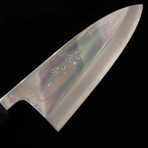 Kagekiyo KAGEKIYO Deba Aço Gin-3 Cabo laqueado Hirame (165 mm)