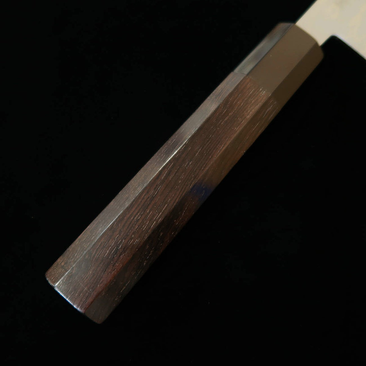MIURA santoku, acier blanc, damas, manche octogonal en ébène (165 mm)