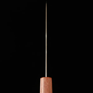 Miura Aogami Super Gyuto Polished with Walnut Octagonal Handle Brown and White (180mm)