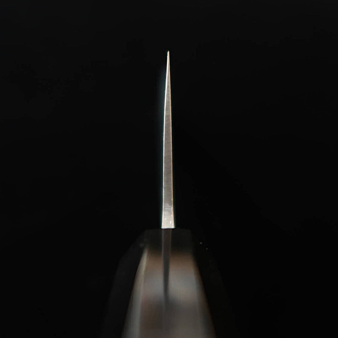 MIURA santoku, acier blanc, damas, manche octogonal en ébène (165 mm)