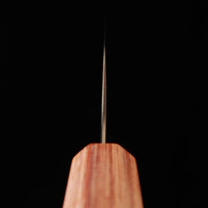 Miura Aogami Super Gyuto Polished with Walnut Octagonal Handle Brown and White (180mm)