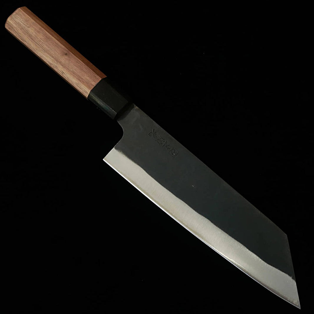 左頼光 HIDARI YORIMITSU 文化 青紙一号 黒打ち 胡桃柄 （200mm）