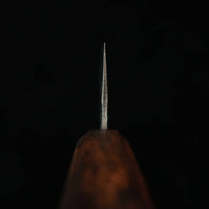 Tosa Muneishi TOSAMUNEISHI Santoku Aogami n°2 martelé, finition noire, manche octogonal en ébène (165 mm)