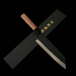 HIDARI YORIMITSU Bunka, Aogami No.1, Kurouchi Finish with Walnut Handle (200mm)
