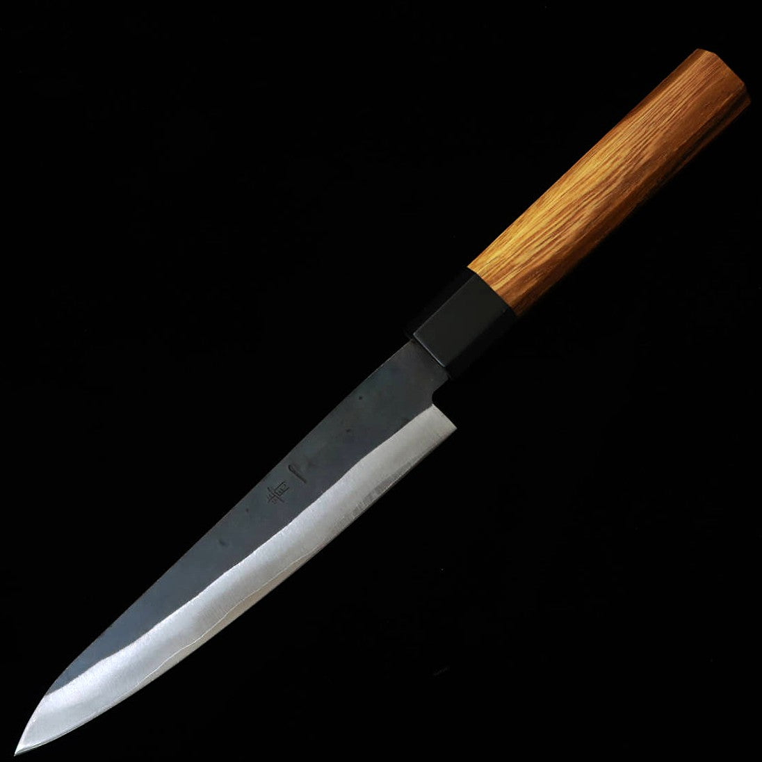 HIDARI YORIMITSU Petty, Aogami No.1, Kurouchi Finish with Walnut Handle (150mm)