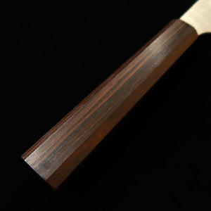 NIGARA Nitaka Hamono Santoku SG2 polida martelada cabo octogonal de ébano (180 mm)