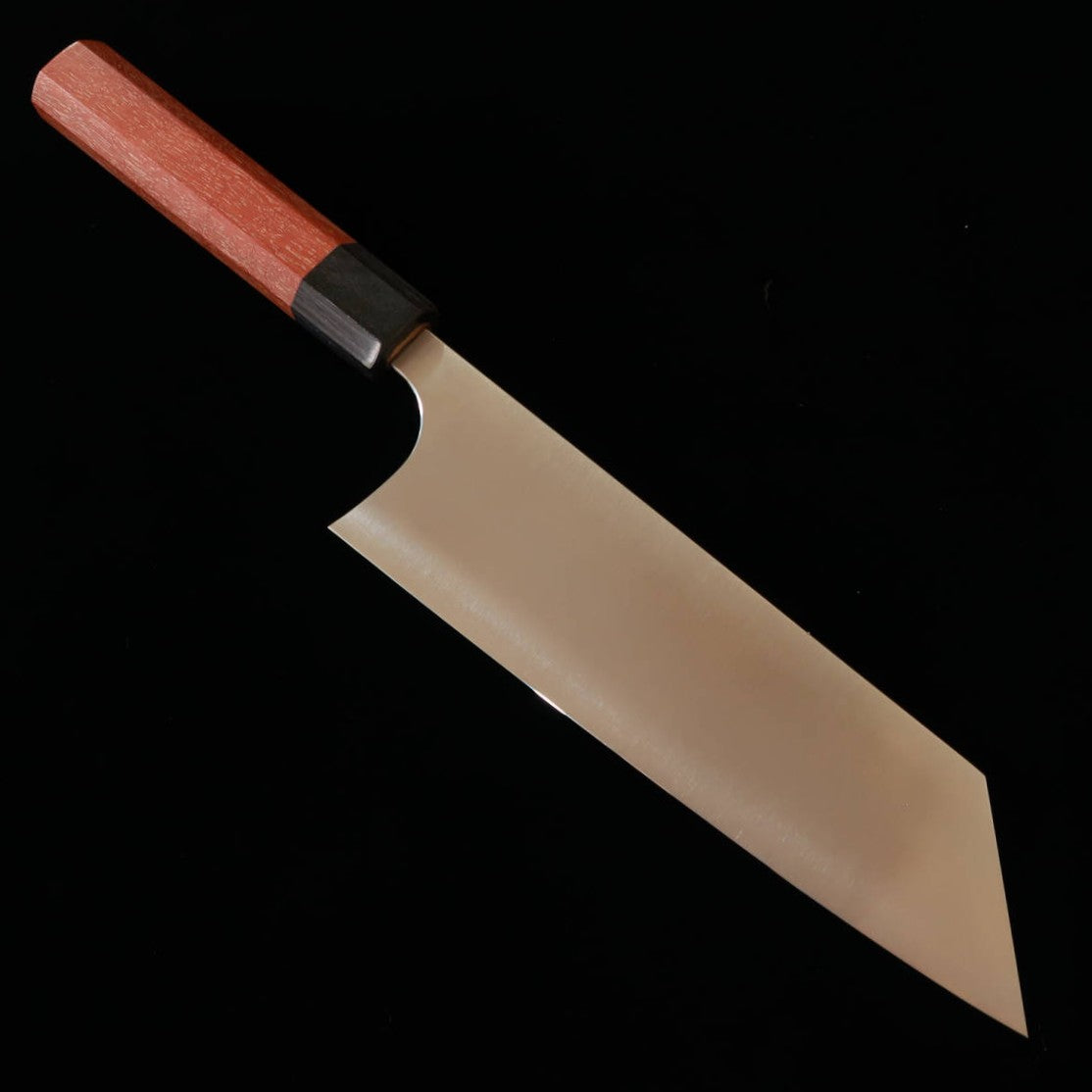 Bunka TAKAYUKI SHIBATA Kōtetsu SG2, acabado pulido, mango octagonal de madera de jarrah (180mm)