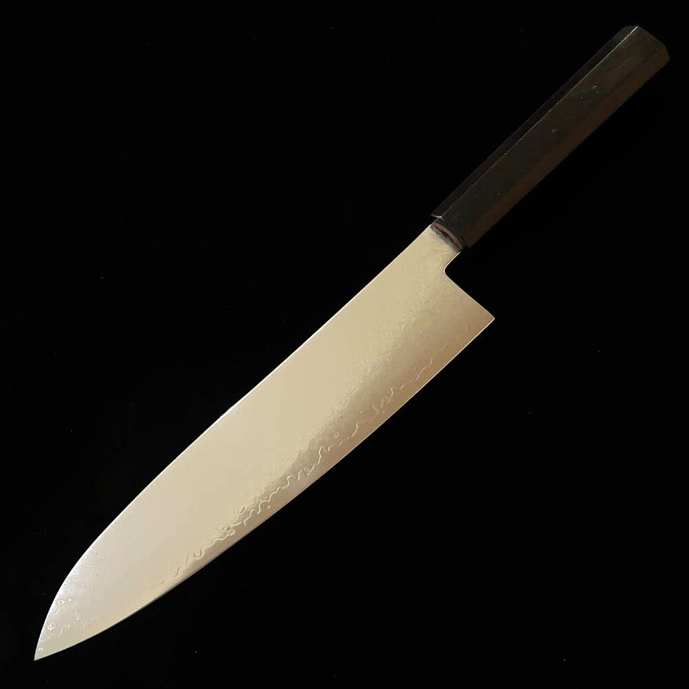 Miura MIURA Gyuto VG10 Damasco integral cabo monobloco de ébano (210 mm)