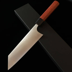 Bunka TAKAYUKI SHIBATA Kōtetsu SG2, acabado pulido, mango octagonal de madera de jarrah (180mm)