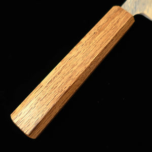MIURA Miura, modelo “筋引” AUS10 (10A), damasco con patrón de cuerda, mango octogonal de roble transparente (240 mm)