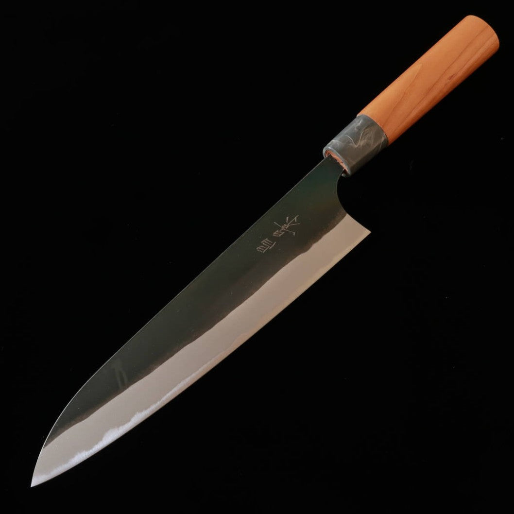 Masakage MASAKAGE Mizu Gyuto Aogami #2 Kurouchi, cabo de cerejeira americana (210mm)