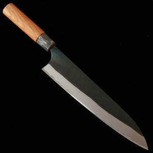昌景 MASAKAGE 水 牛刀 青紙二号 黒打ち アメリカンチェリー柄  (210mm)