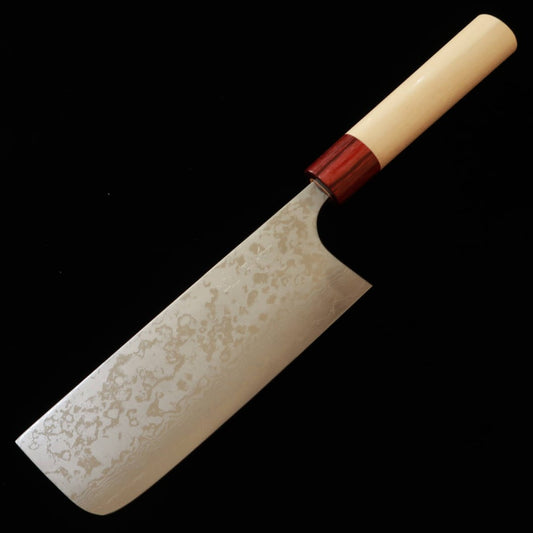Masakage VG10 Damascus Kiri Nakiri with a Magnolia Handle (160mm)